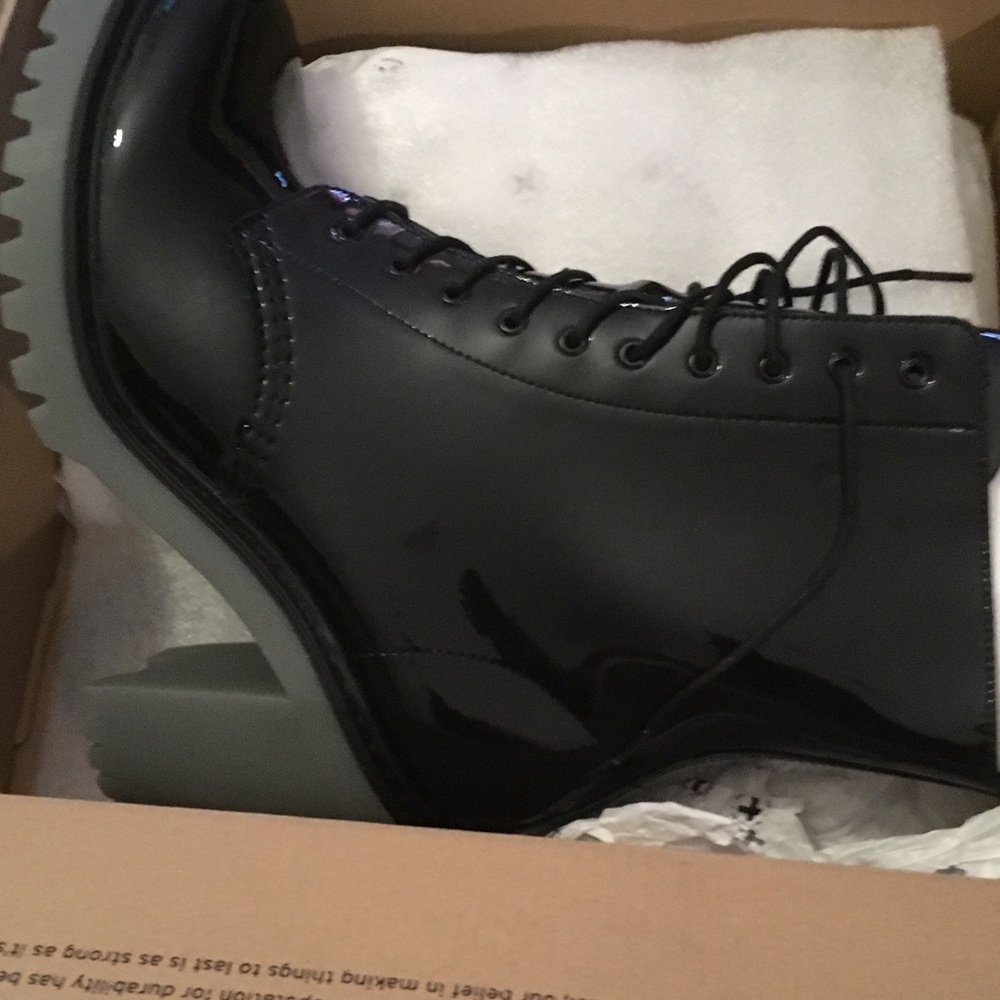 Dr. Martens patent leather boots
